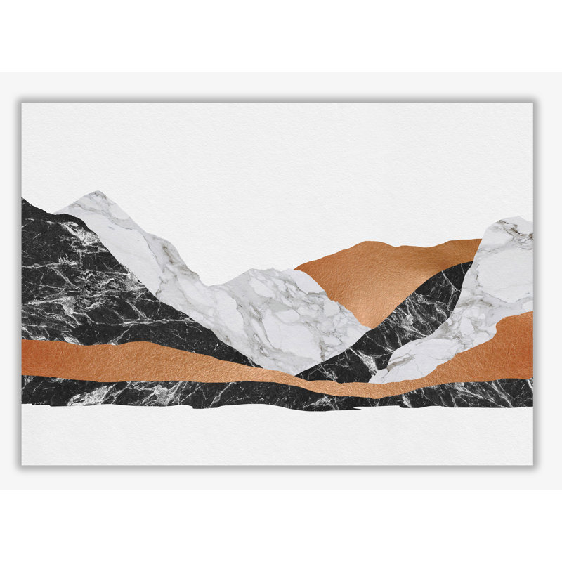 Marble Landscape I - Print, No Frame, 21 cm H x 30 cm W x 1 cm D