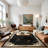 Monaco Series Abrstract Black/Gray/Ivory/Beige Area Rug-2062568109
