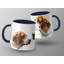 11oz Watercolour Basset Hound Design Coffee Mug-1448653828