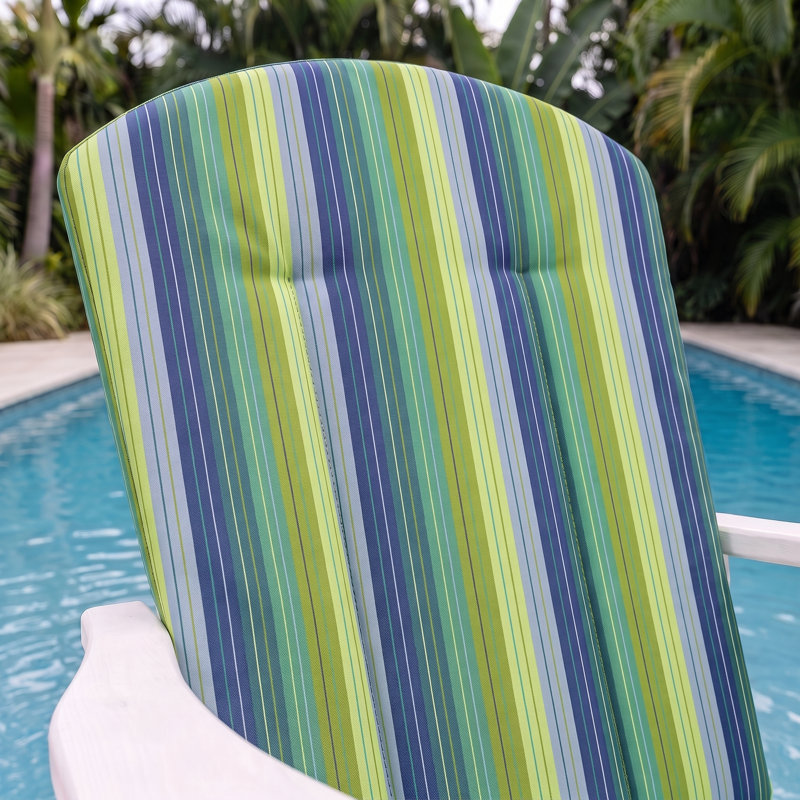 USA-Made Adirondack Chair Cushion – Premium Outdoor Fabric, Fade-Resistant, UV Protected Fabric
