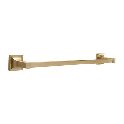 Studio Collection Towel Bar - 20-1/8 " x 2-1/8 " Champagne Bronze - Transitional Bathroom Accessory