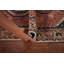 Tapis tribal en laine vieilli 4 x 10