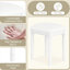 Coiffeuse blanche avec miroir réglable, 5 tiroirs de rangement et tabouret confortable, miroir d'angle de table de maquillage en bois de style rétro, coiffeuse de chambre à coucher, matériau en bois d'hévéa