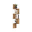 Neeson 117.2 cm H x 22 cm W Corner Bookcase