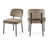 Tissu de polyester taupe