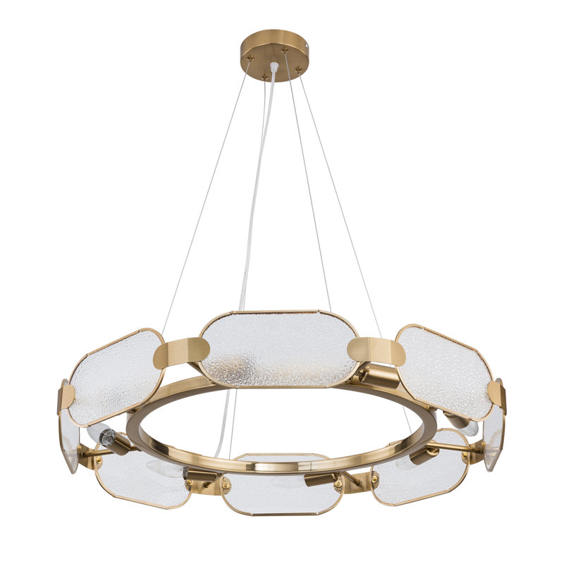 Mona 8 - Light Wagon Wheel Chandelier
