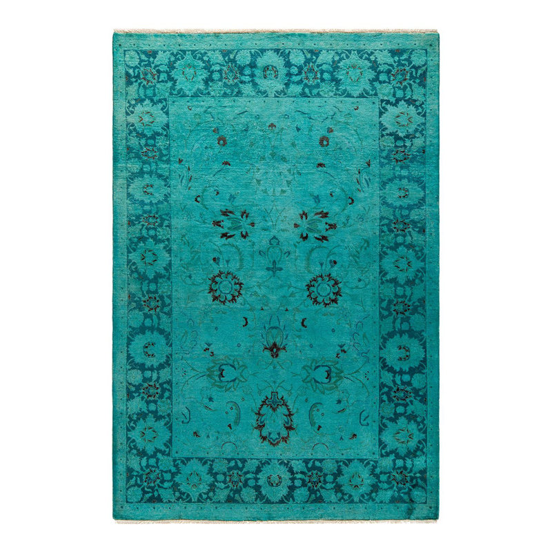 Damiano One-of-a-Kind 4' 0" X 6' 0" Hand Knotted Area Rug