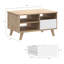 Vankka Coffee Table with Storage