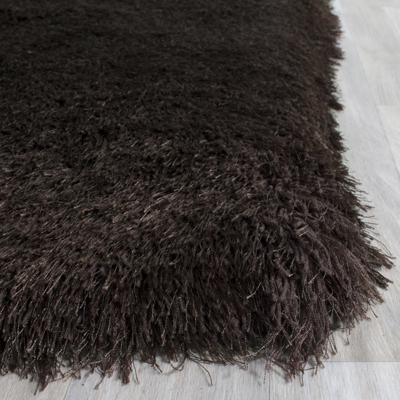 Thom Filicia Handmade Tufted Brown Area Rug, Rectangle 2'2" x 3'8"