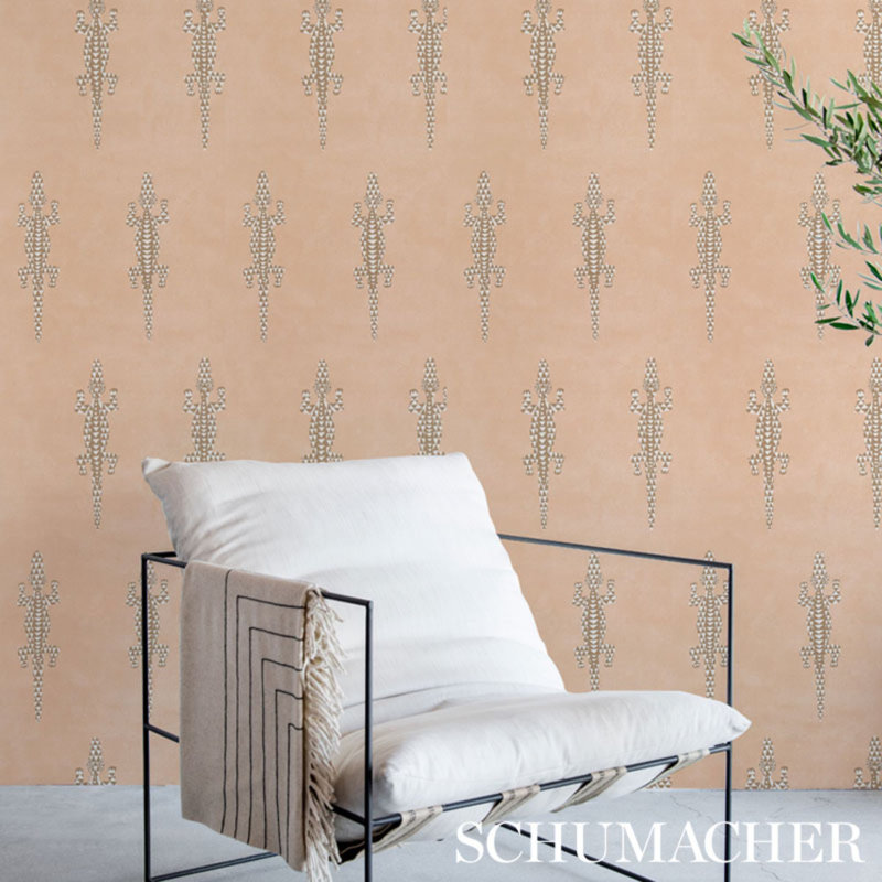 Baracoa Wallpaper, Terracotta