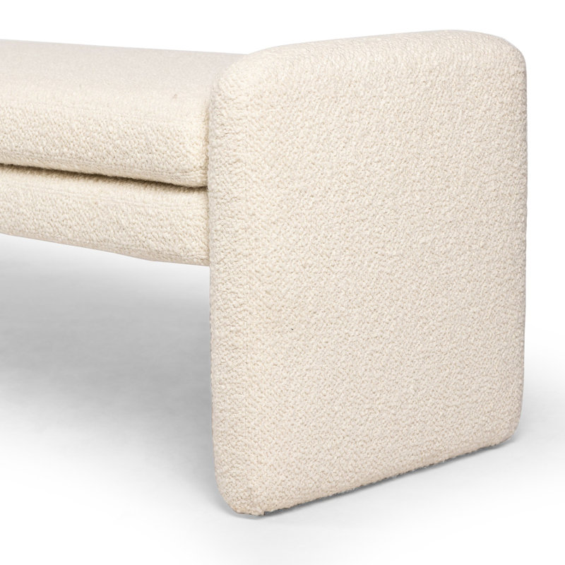 Serena Accent Bench, Ivory