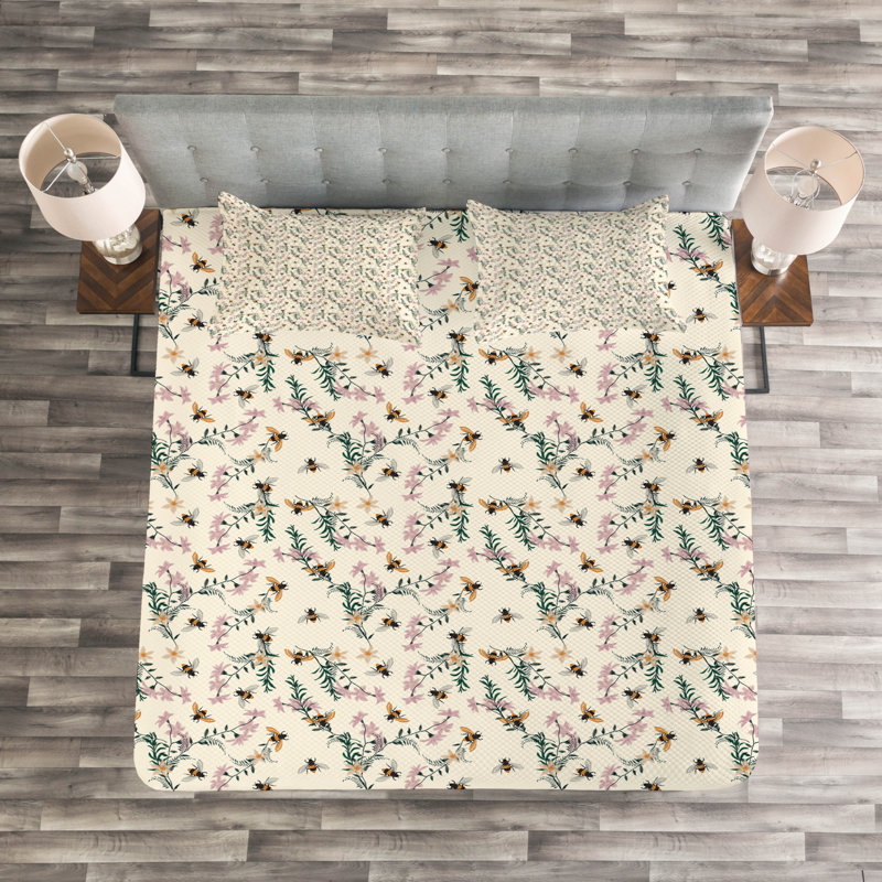 Amina Sunshine Microfibre Bedspread, 220 x 264 cm