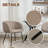 Damle 19.49'' H Upholstered Metal Armchair-570395717