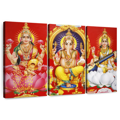 Adella Laxmi Ganesh et Saraswati