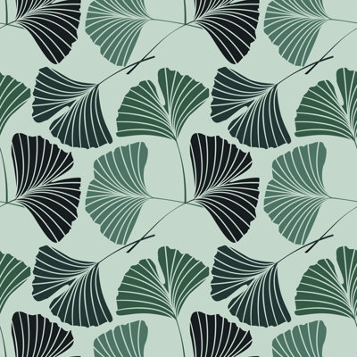 Ginkgo Biloba Leaves - Wrapped Canvas Print