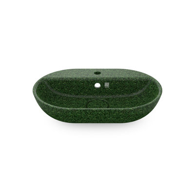 Woodio Soft60 15.748'' Wood Specialty Bathroom Sink with Overflow