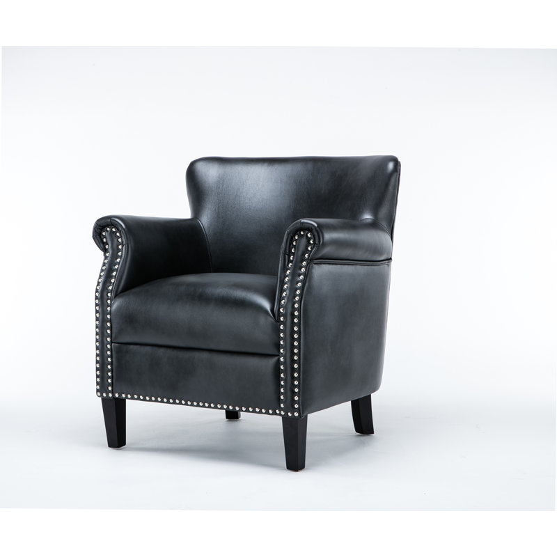 Fauteuil club gris anthracite, Charcoal