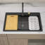 Évier de cuisine en quartz composite encastré 33 x 22 po-106838247