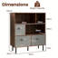 105cm H x 90cm W Standard Bookcase-1082624675