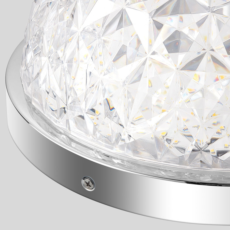 Castor Crystal LED Flush Mount