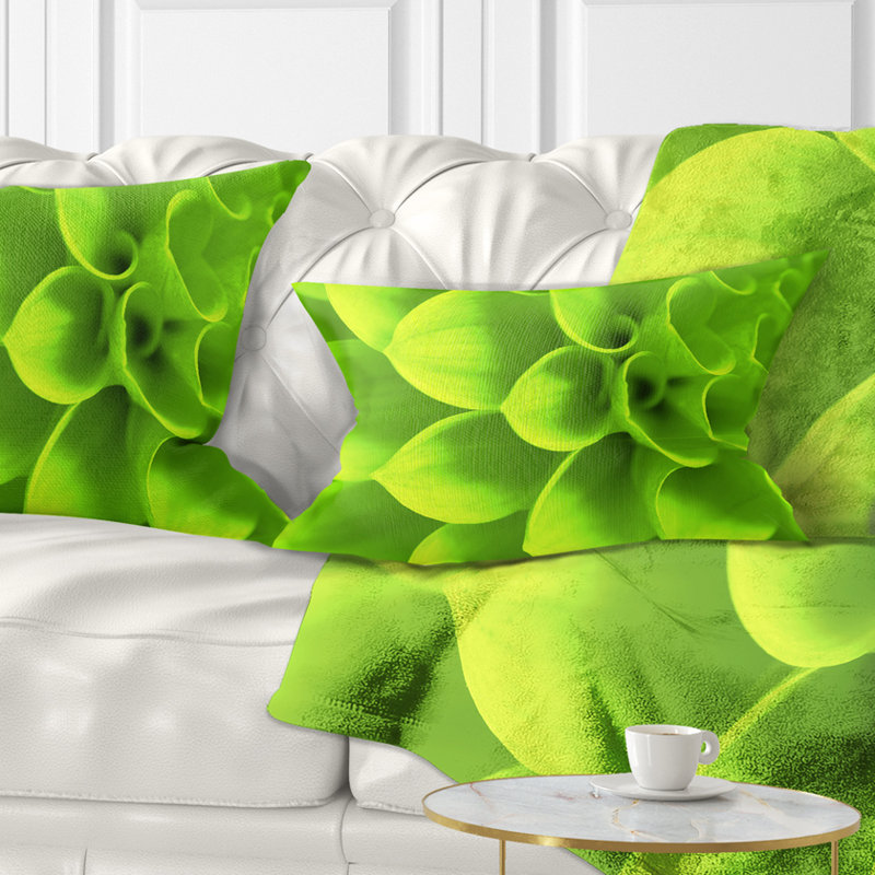 Coussin lombaire floral pétales