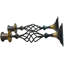 Iron and Copper Candlestick