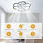 26.77" 6 - Speed Reversible Dimmable LED Ceiling Fan With Remote Control And APP
