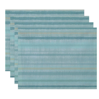 Dorazio Polyester Striped Rectangle Placemat