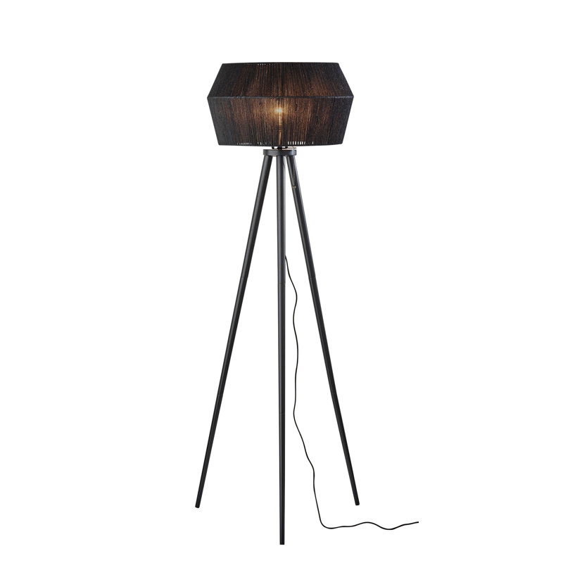Lampe trépied 61 po Isona, Noir