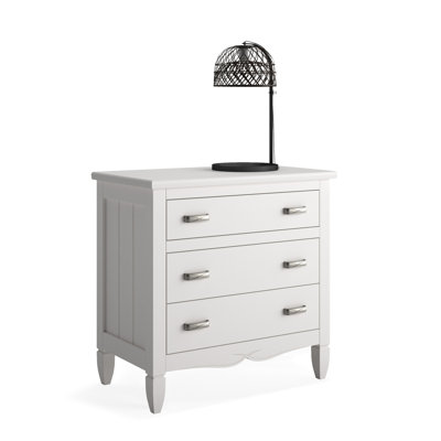 Quackenbush 70cm W Solid + Manufactured Wood Bedside Table