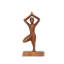Mini figurines de yoga faites à la main en bois de 8 po, statue de pose de yoga, décor de studio de salle de yoga, cadeau de Yogi Mindful Home Decor, objets de décoration de tablette décorative - pose d'arbre