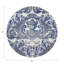 Royal Delft William and Mary Vegan Leather Round Pebble Placemat-2037652414