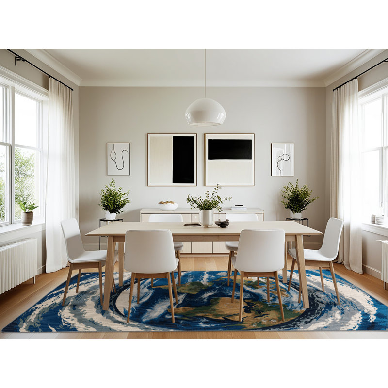 Tapis gris lavable à la machine, Rectangulaire 7 pi x 10 pi