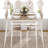 7-Piece Dining Table Set For 6, 43.3'' Kitchen Table And Wood Chairs With Storage And Backrest-948625566-948625567