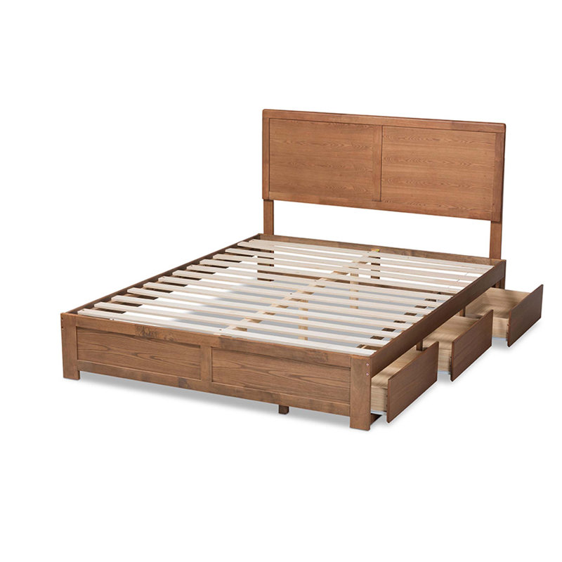 Alburtis Bretislav Low Profile Storage Platform Bed, Full / Double