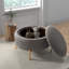 Repose-pieds rond avec rangement Chynna-1517473593