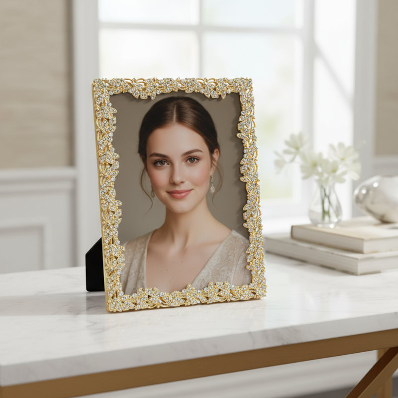 Lottie Metal Picture Frame, 5" x 7"