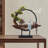 Tymere Ceramic Backflow Incense Holder with LED Light