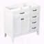Base de meuble-lavabo sur pied 36 po avec tiroirs 36 po-125100222