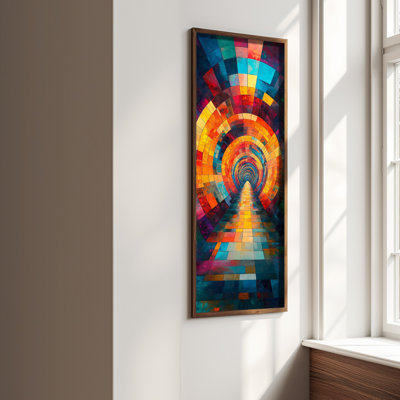 Elegant Decorative Framed MDF Painting, 15.7 x 47.2 x 0.1 inches | 100% MDF with 3 mm Thickness, 100% Pine Wood Frame | UV Printed Artwork for Home Decor, Living Room, Office, Modern Aesthetic