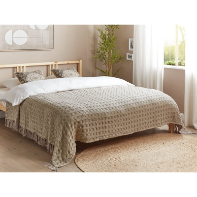 BERE Cotton No Pattern Bedspread