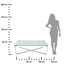 Plainfield Cross Legs Coffee Table