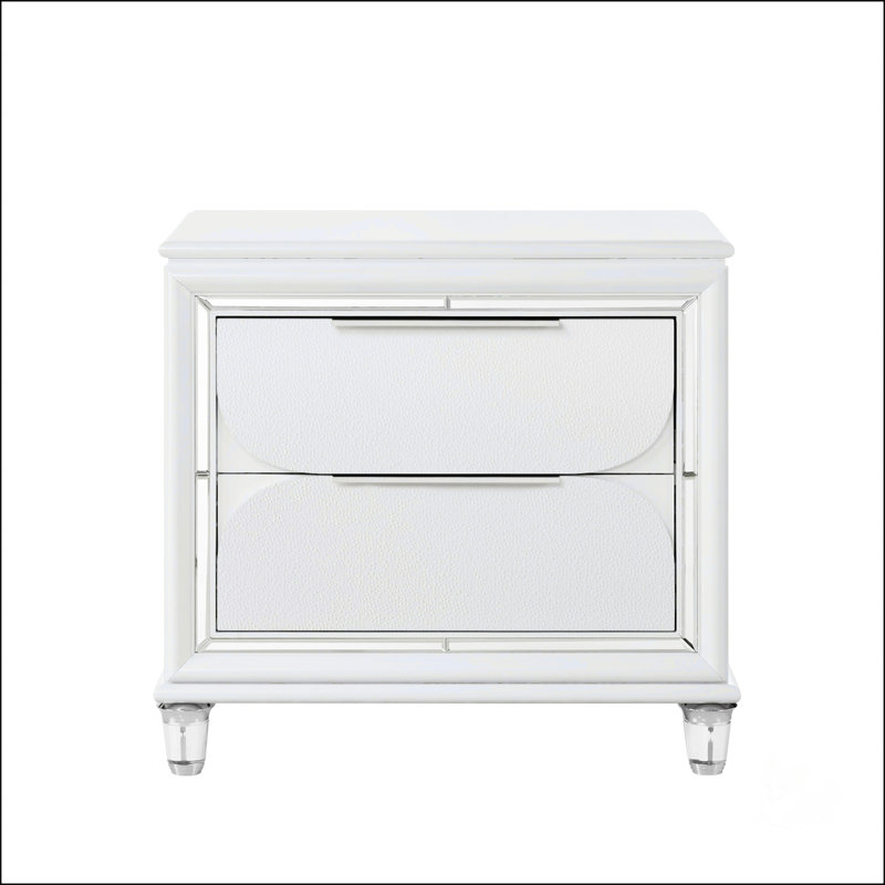 Table de chevet avec tiroirs Glamour
