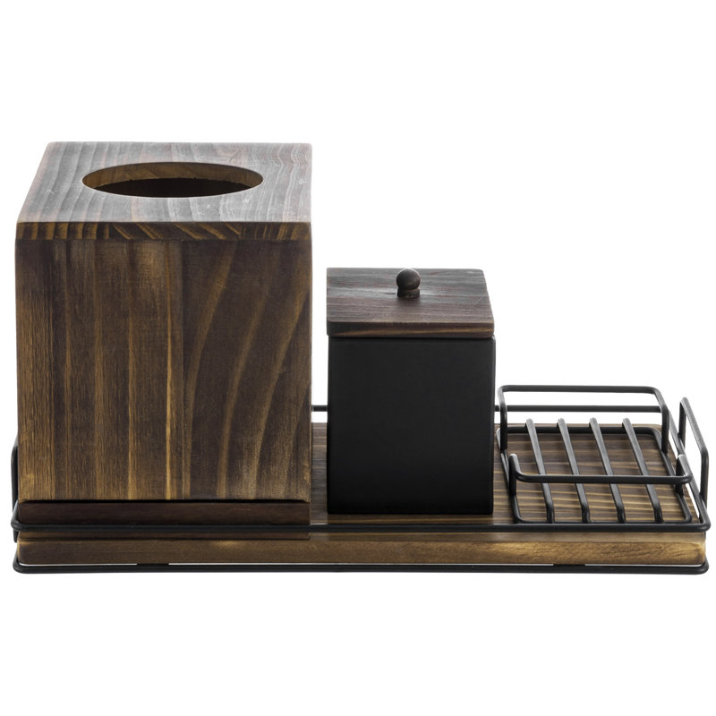 4 Piece Bathroom Accessory Set