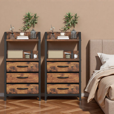 40cm W Bedside Table