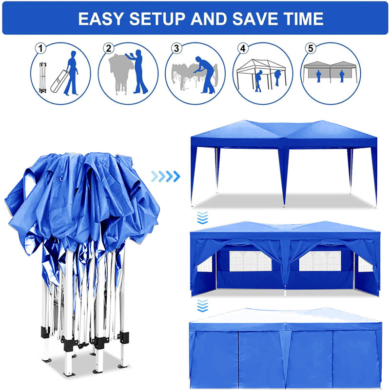 10 Person Tent, Blue