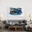 Blue Tide by Nikki Chauhan - Floater Frame Painting on Canvas-1560810742-1560810741