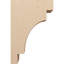 Bois de cèdre méditerranéen, grain de bois TimberThane Corbel, brun clair apprêté-88291003