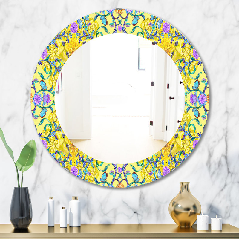 Miroir mural bohème et éclectique Moods 8, H 31,5 po x l 23,7 po