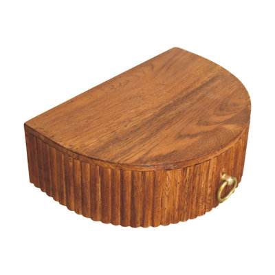 Dollison 35cm W Solid Wood Bedside Table
